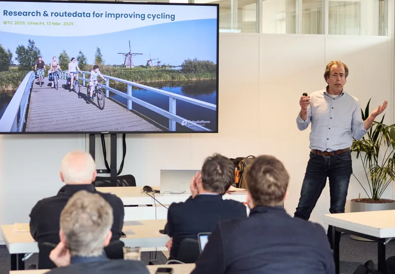 Eric Nijlands of Fietsplatform presentation at the IBTC