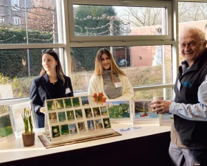 Hick Finn was present with a presentation table