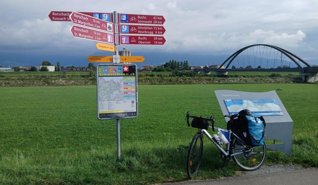 EuroVelo route in Switzerland