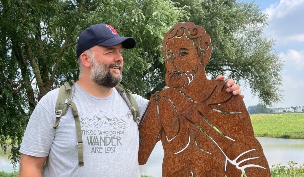 Bert Smit van Ginder aan de Limesroute